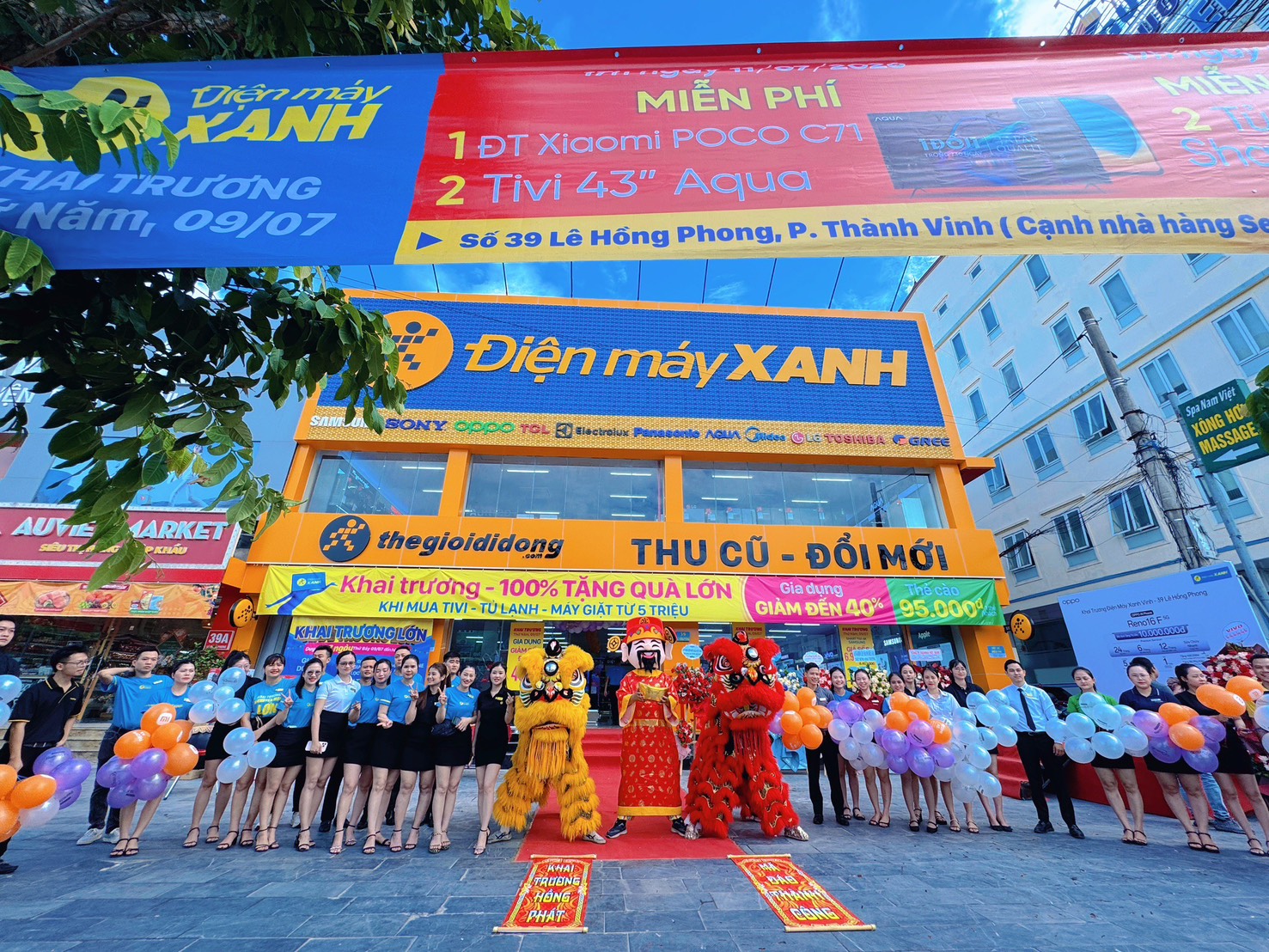 Siêu thị điện máy xanh tại Điện máy Xanh 39 Lê Hồng Phong, Phường Thành Vinh, Tỉnh Nghệ An